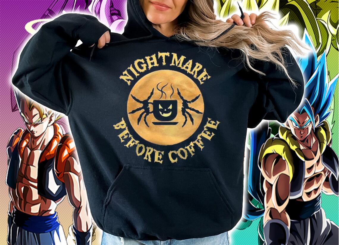Nightmare Before Coffee Halloween Costume Apparel Item Shirt hoodie