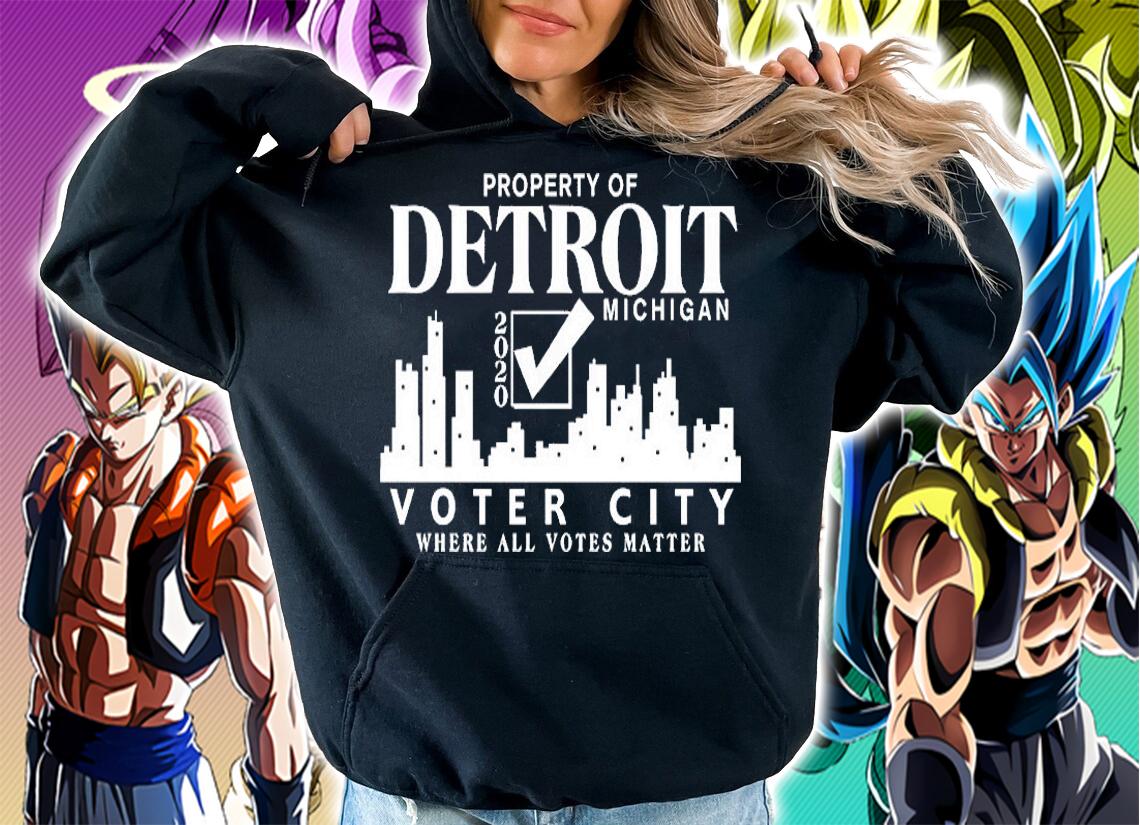 Property Of Detroit Michigan Voter City T-Shirt hoodie