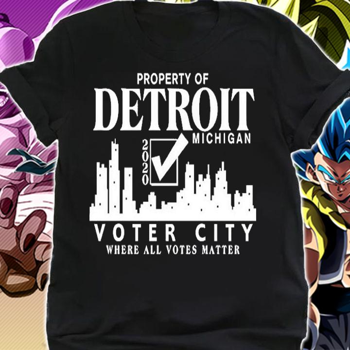 Property Of Detroit Michigan Voter City T-Shirt shirt