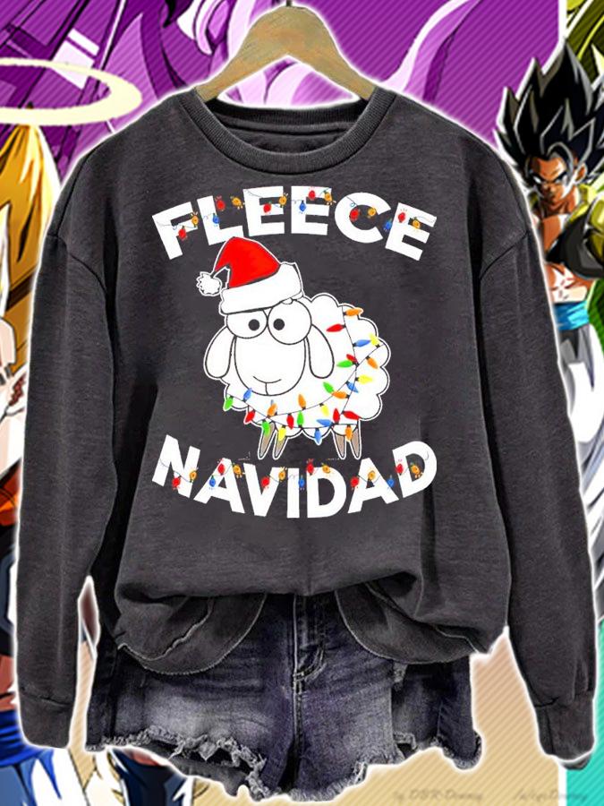 Sheep Fleece Navidad Christmas Shirt sweatshirt