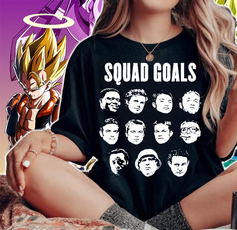 Squad Goals Ocean's Eleven T-Shirt woman shirt