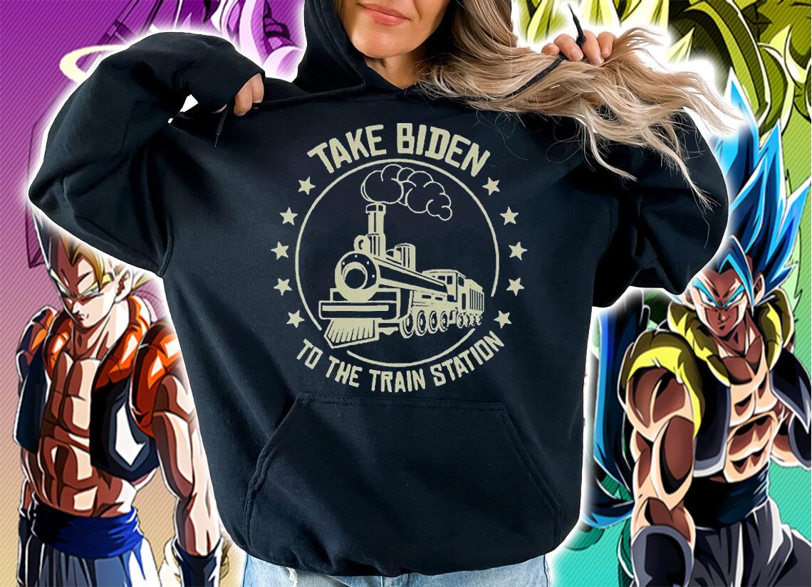 Take Biden To The Train Station Funny Yellowstone T-Shirt hoodie