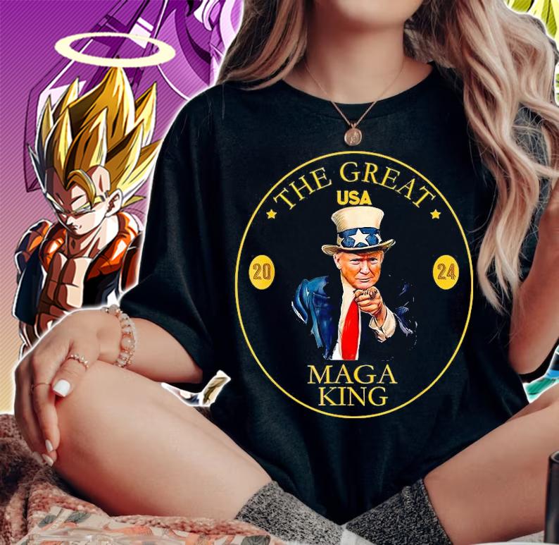 The Great MAGA King USA Trump 2024 T-Shirt