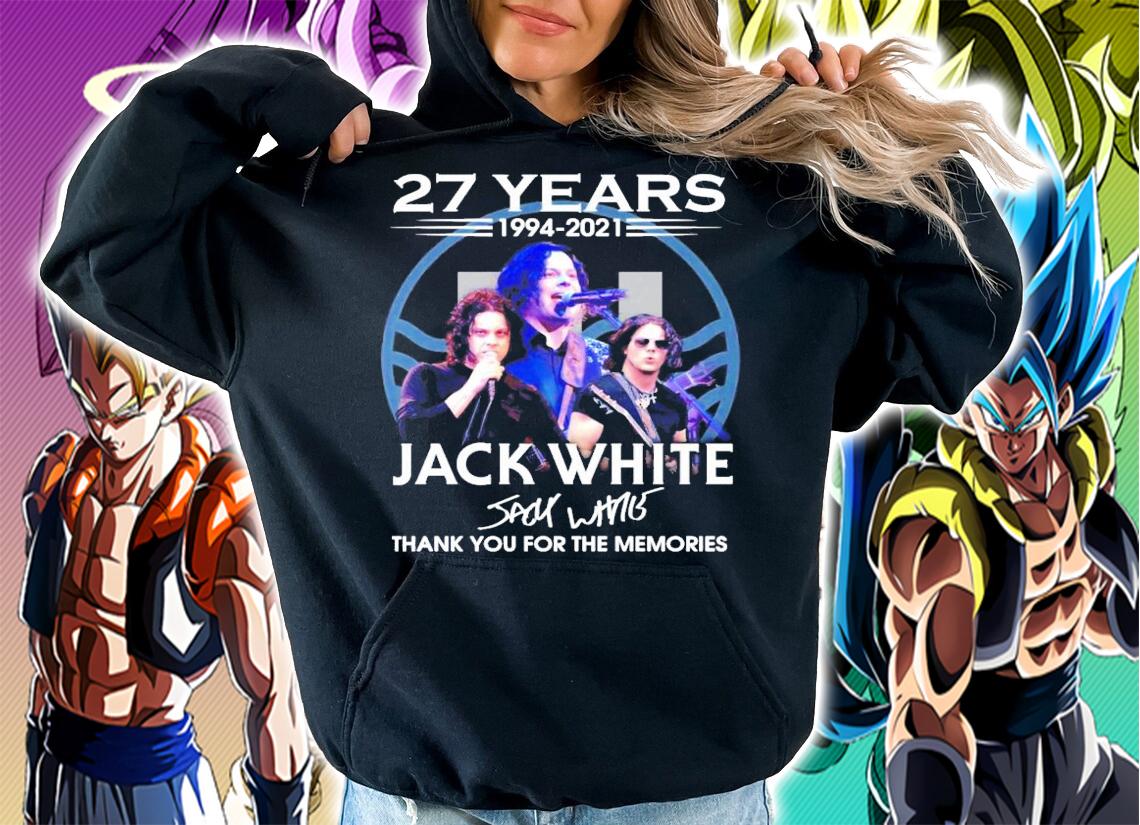 27 years 1994-2021 Jack White signature t-shirt