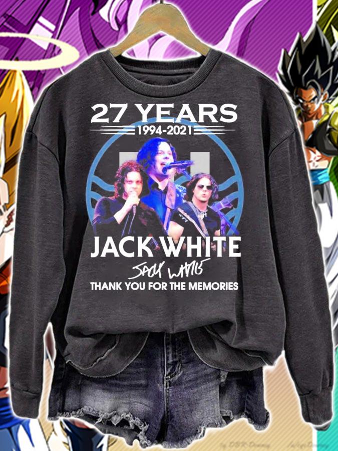 27 years 1994-2021 Jack White signature t-shirt