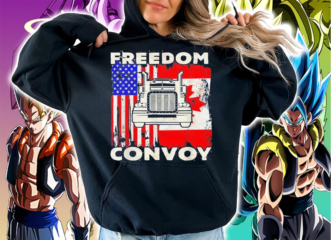 Canada Freedom Convoy 2022 Canadian Truckers Support T-Shirt