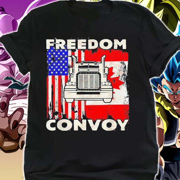Canada Freedom Convoy 2022 Canadian Truckers Support T-Shirt