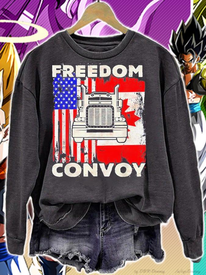 Canada Freedom Convoy 2022 Canadian Truckers Support T-Shirt