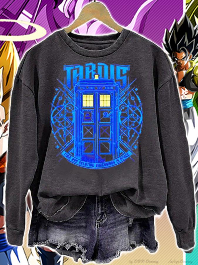 Doctor Who Tardis Time And Relative Dimension In Space T-Shirt sweatshirt