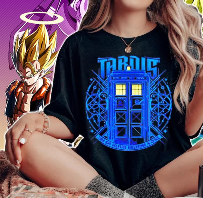 Doctor Who Tardis Time And Relative Dimension In Space T-Shirt woman shirt