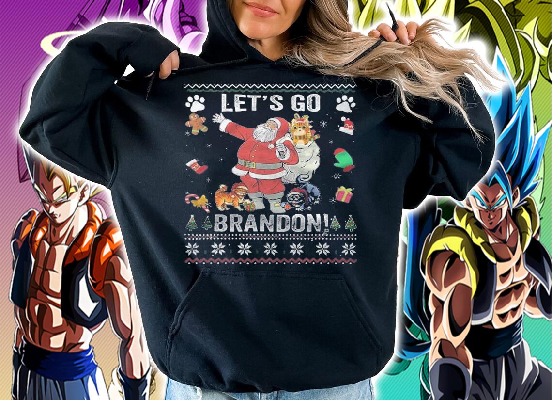 Lets Go Brandon Santa Claus Christmas T-Shirt