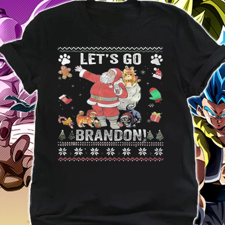 Lets Go Brandon Santa Claus Christmas T-Shirt