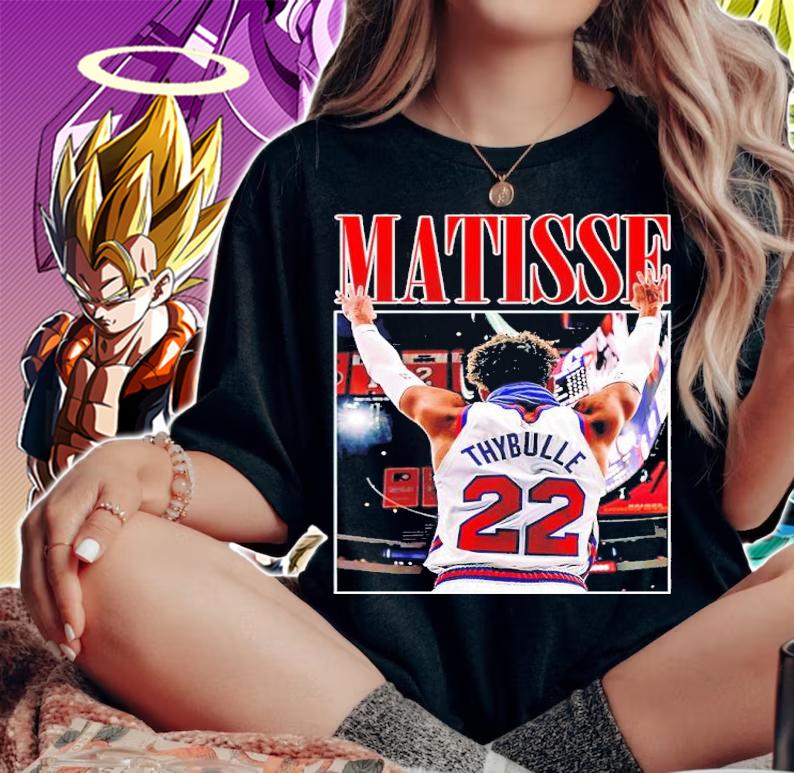 Philadelphia 76ers Matisse Thybulle 22 Basketball Shirt woman shirt