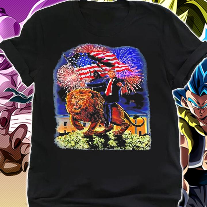 Republican President Donald Trump Riding War Lion T-Shirt shirt