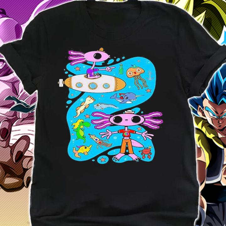 Splash Splash Axolotl Bath T-Shirt shirt