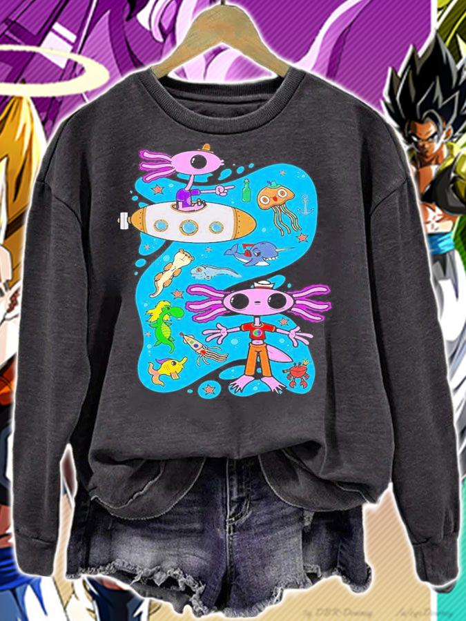 Splash Splash Axolotl Bath T-Shirt sweatshirt