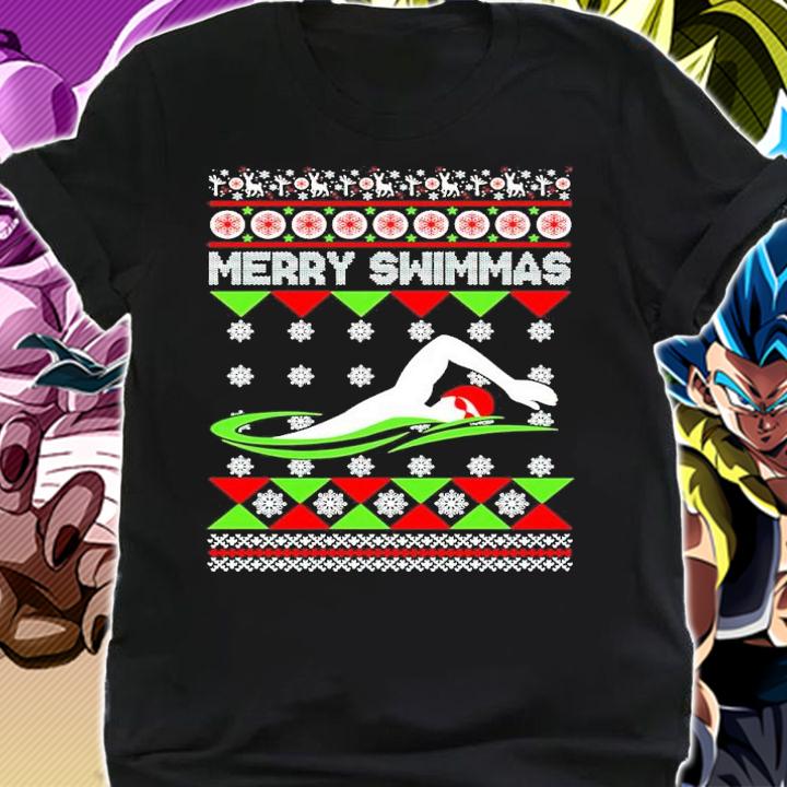 Swimming Merry Swimmas shirt