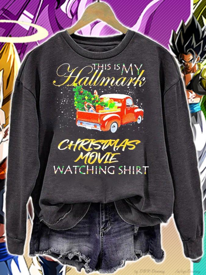 This Is My Hallmark Christmas Movie Watching Red Car Shirt
