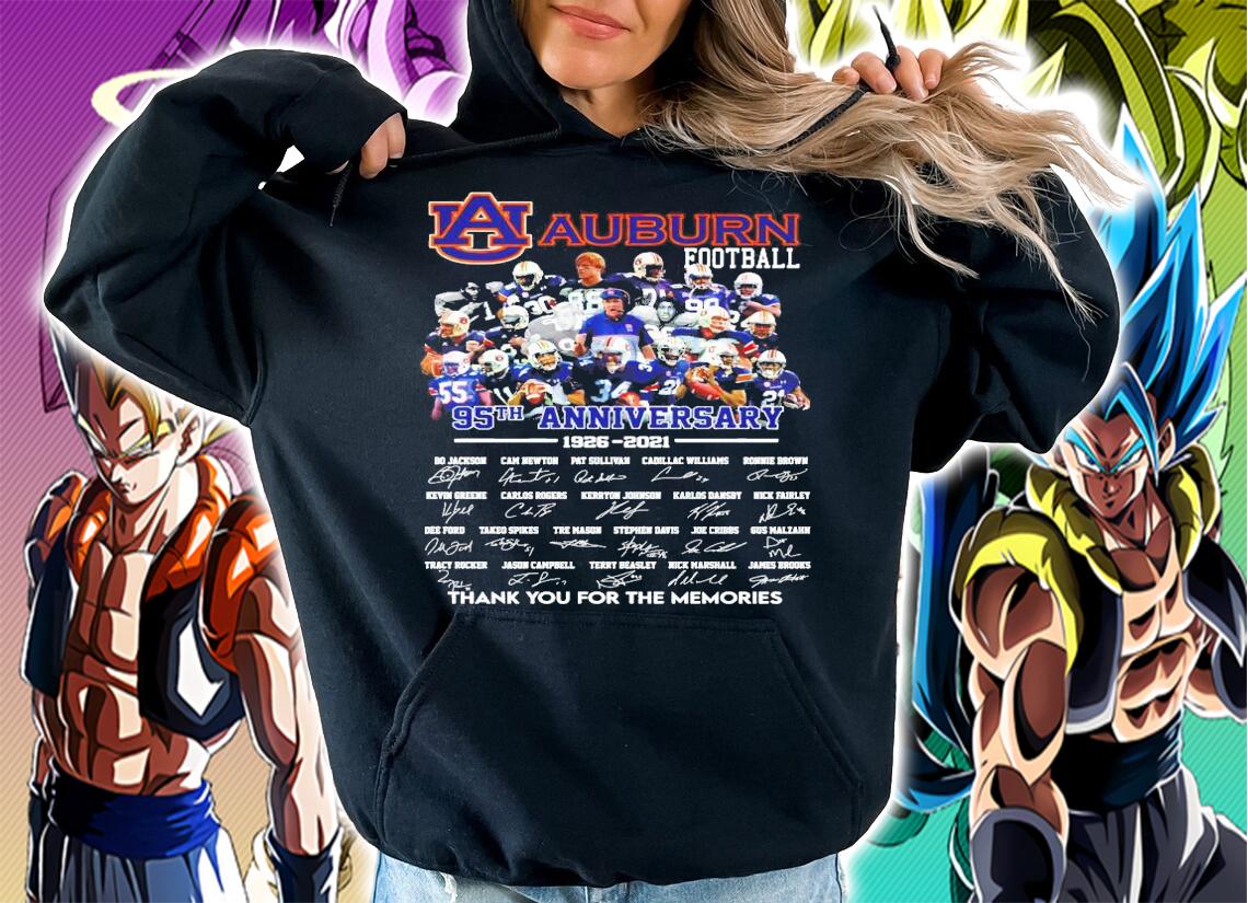 Auburn football 95th anniversary 1926-2021 signature shirt