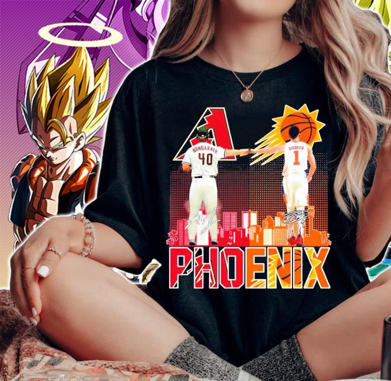 Phoenix Madison Bumgarner vs Devin Booker signature shirt