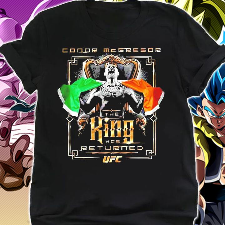 The King Has Returned Championship UFC Conor Mcgregor shirt shirt