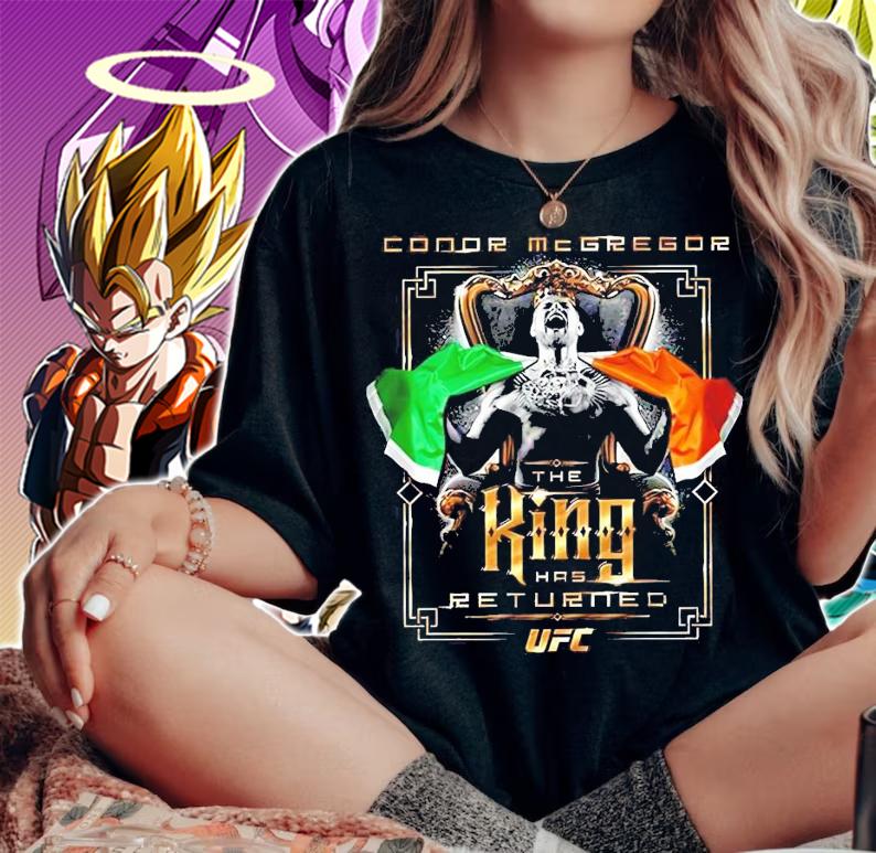 The King Has Returned Championship UFC Conor Mcgregor shirt woman shirt