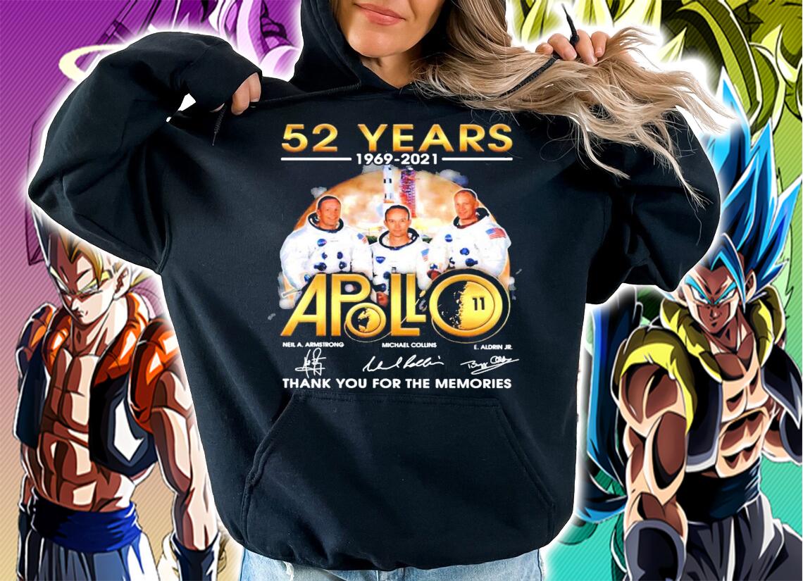 52 years 1969-2021 Apollo signature shirt