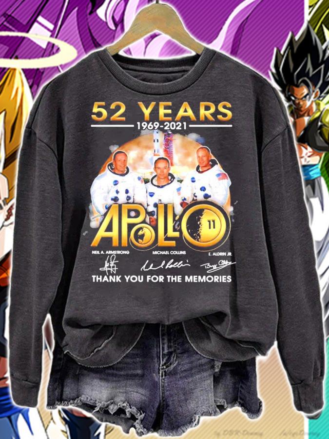 52 years 1969-2021 Apollo signature shirt