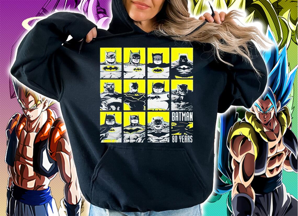 Batman 80 years comic poster T-shirt hoodie