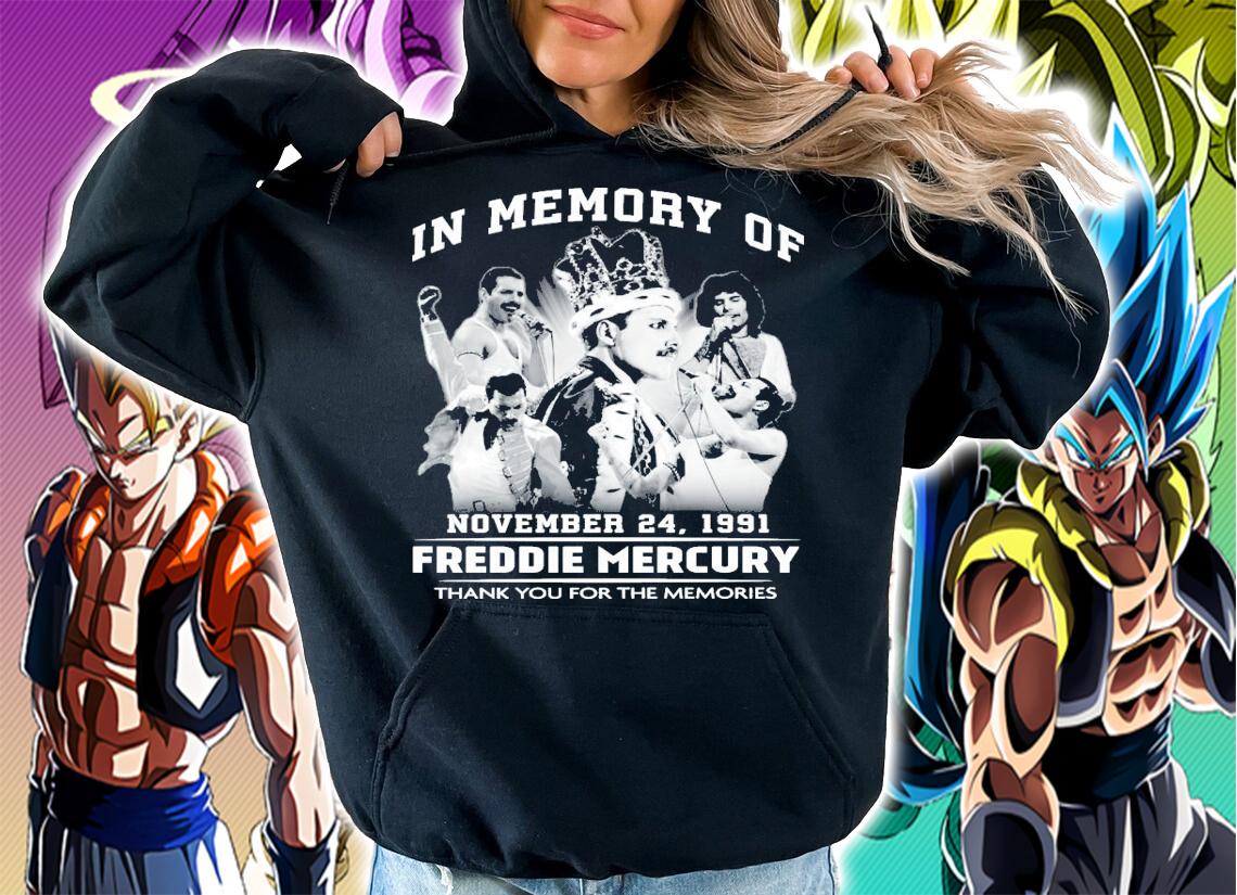 In memory of Freddie Mercury shirt hoodie