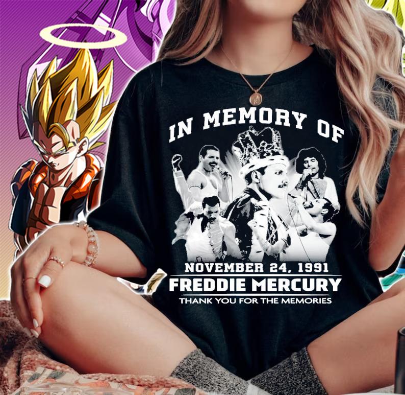 In memory of Freddie Mercury shirt woman shirt