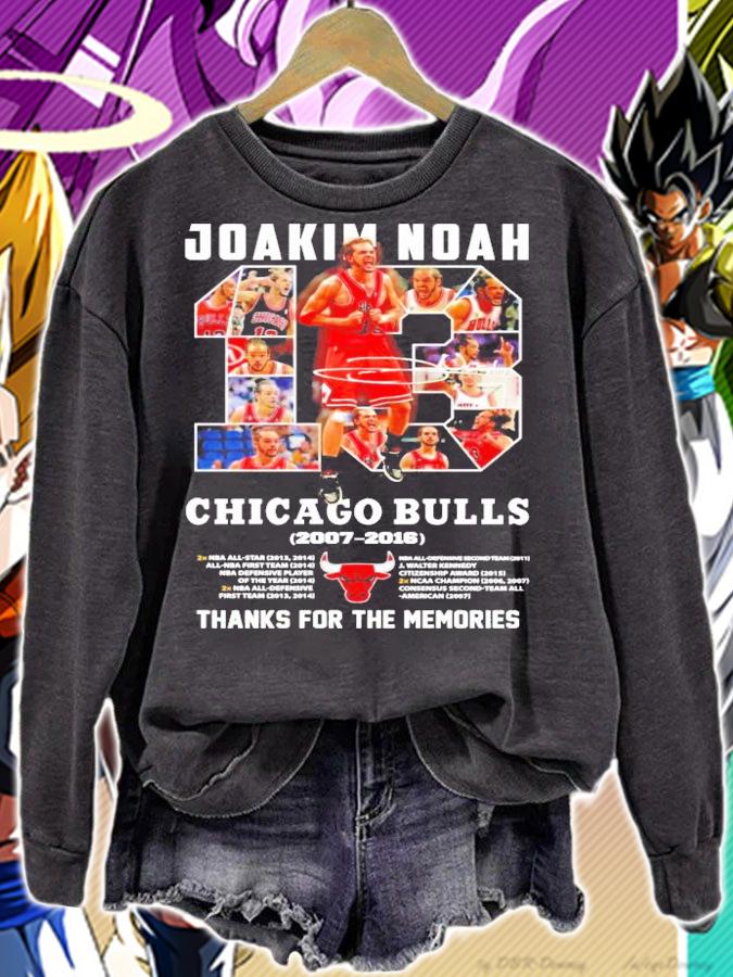Joakim Noah Chicago Bulls 2007-2016 thank for the memories shirt sweatshirt