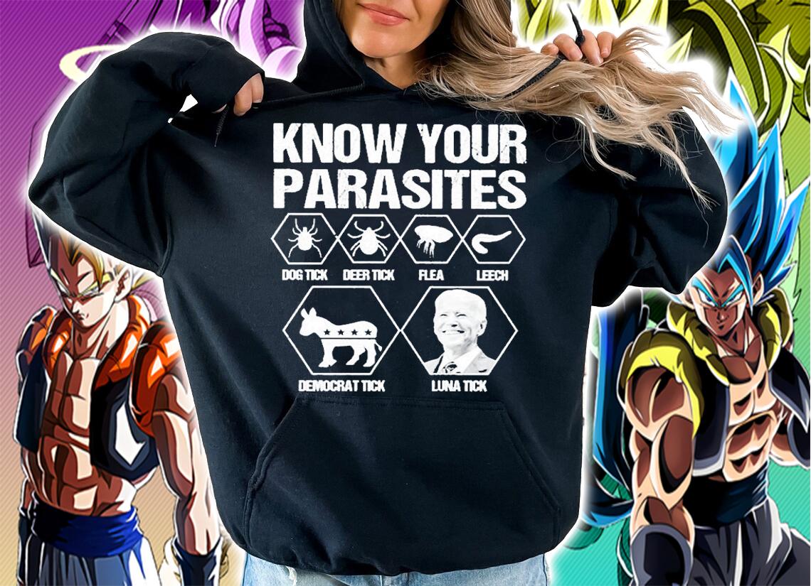 Know Your Parasites Dog Tick Deer Tick Flea Leech Democrat Tick Lina Tick T-Shirt hoodie
