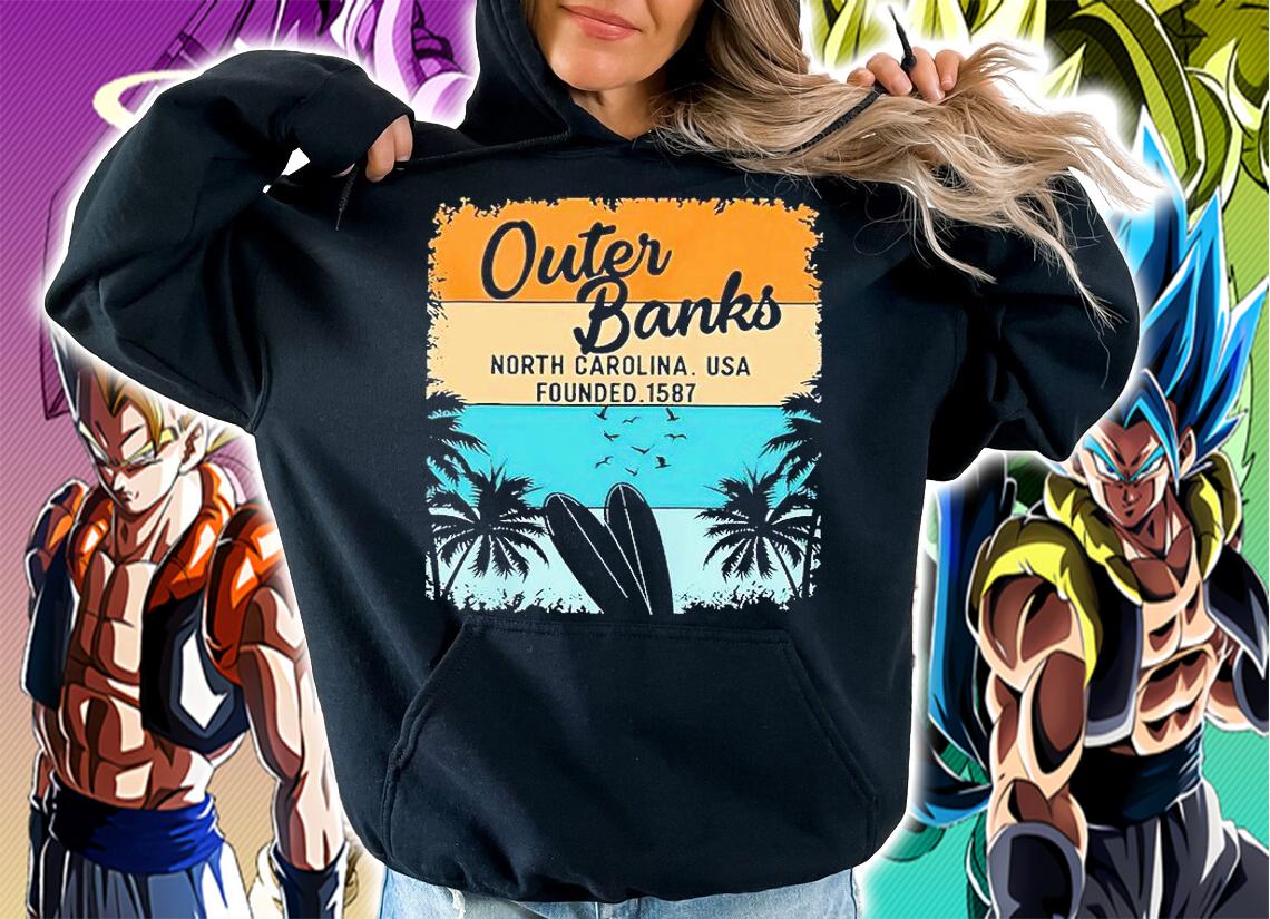 Outer Banks OBX North Carolina USA Founded 1587 T-shirt hoodie