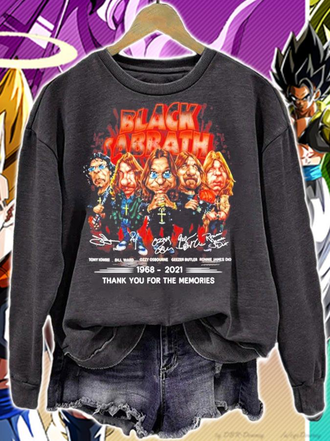 Black Sabbath 1968-2021 signature thank you for the memories shirt