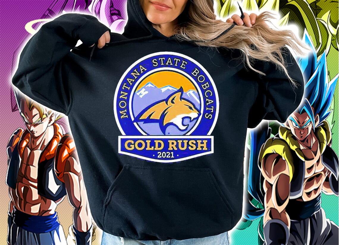 Montana state bobcats Gold rush 2021 T-shirt hoodie