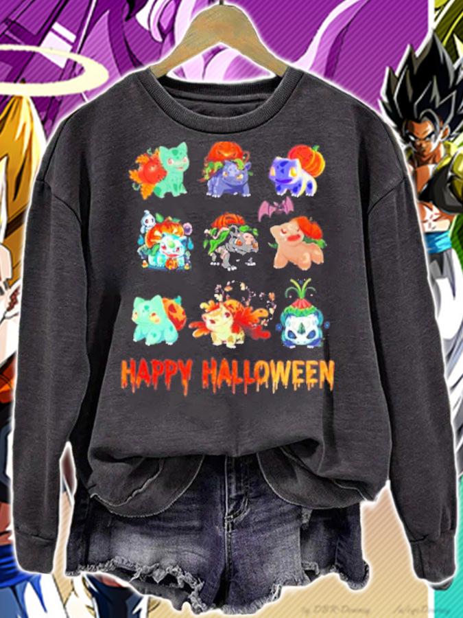Pokemon Fushigidane Happy Halloween shirt sweatshirt