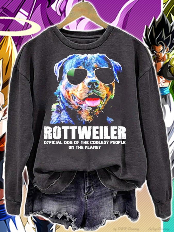 Rottweiler official dog of the coolest people on the planet shirt sweatshirt
