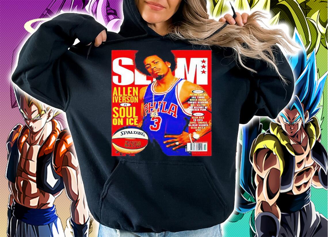 Slam Magazine Allen Iverson Soul on Ice T-shirt hoodie