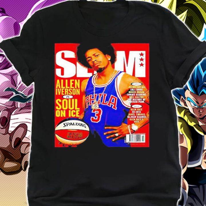 Slam Magazine Allen Iverson Soul on Ice T-shirt shirt