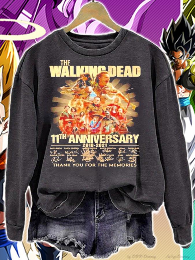 The Walking Dead 11th anniversary 2010-2021 signatures shirt