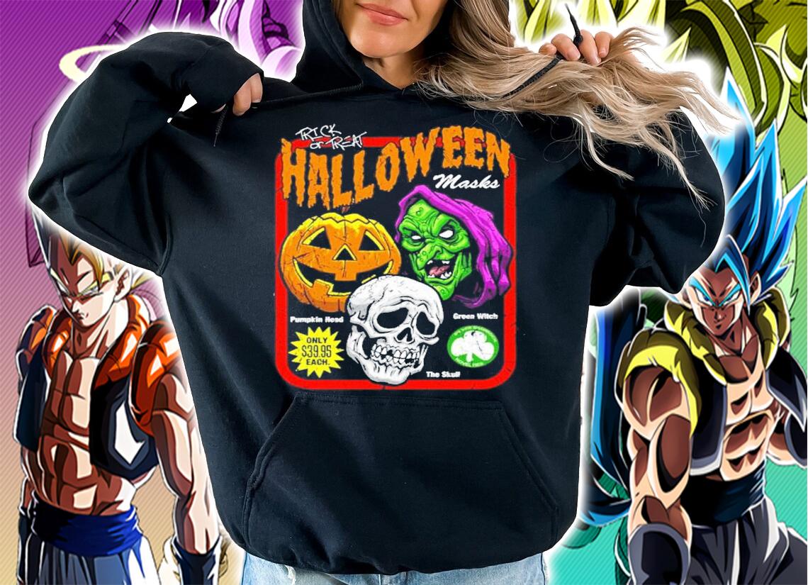 Trick or Treat Halloween masks shirt hoodie