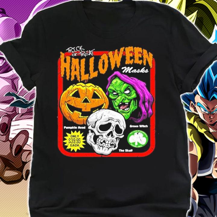 Trick or Treat Halloween masks shirt shirt