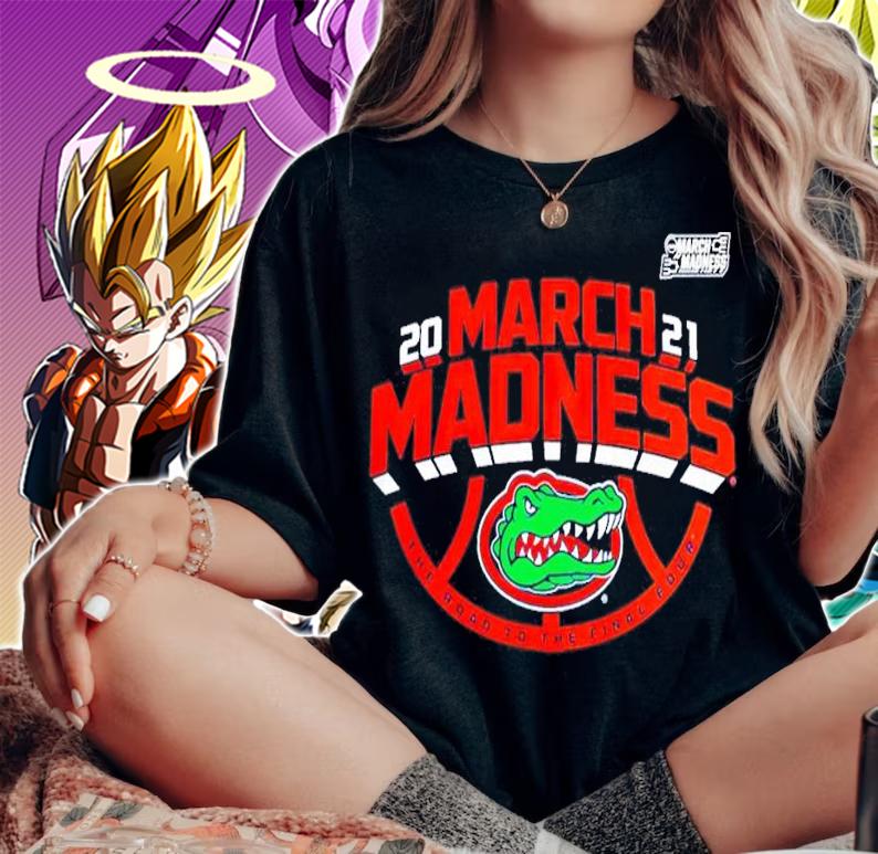 2021 Florida Gators Basketball March Madness the road to the final four shirt