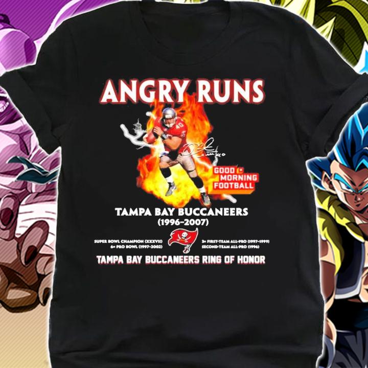 Angry Runs Tampa Bay Buccaneers 1996-2007 Tampa Bay Buccaneers ring of honor shirt shirt