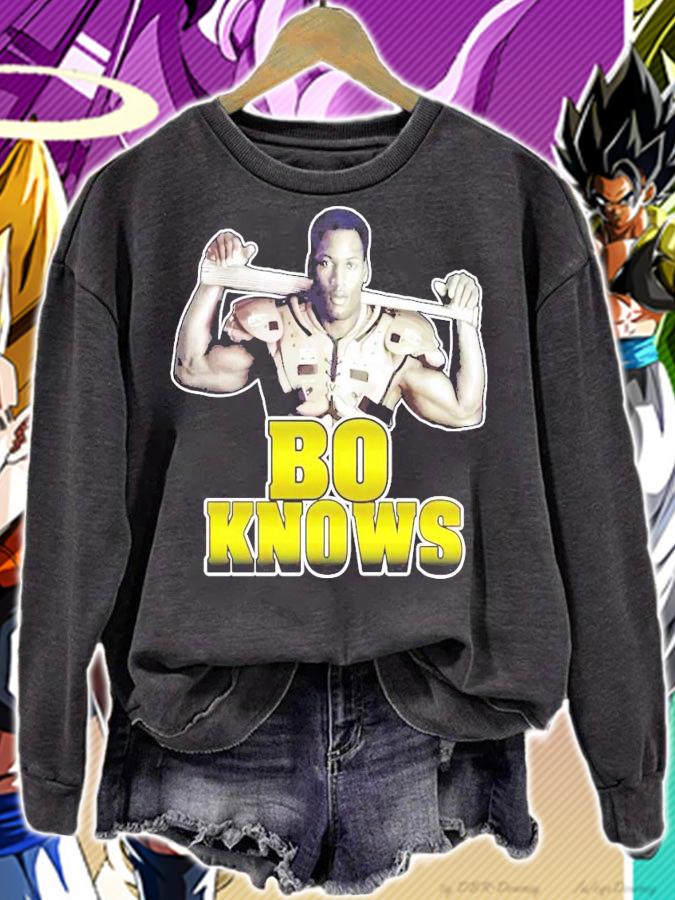 Bo Jackson knows baseball shirt sweatshirt