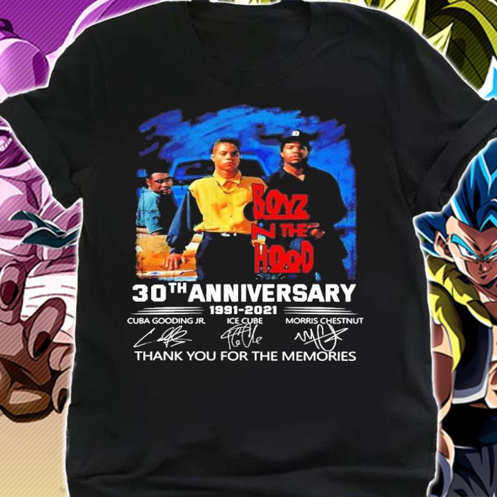 Boyz N The Hood 30th anniversary 1991-2021 thank you for the memories shirt