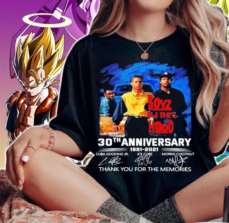 Boyz N The Hood 30th anniversary 1991-2021 thank you for the memories shirt