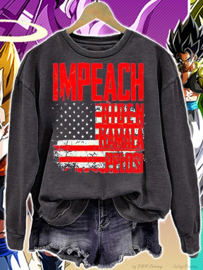 Impeach Biden Kamala Harris Pelosi 46 T-shirt sweatshirt