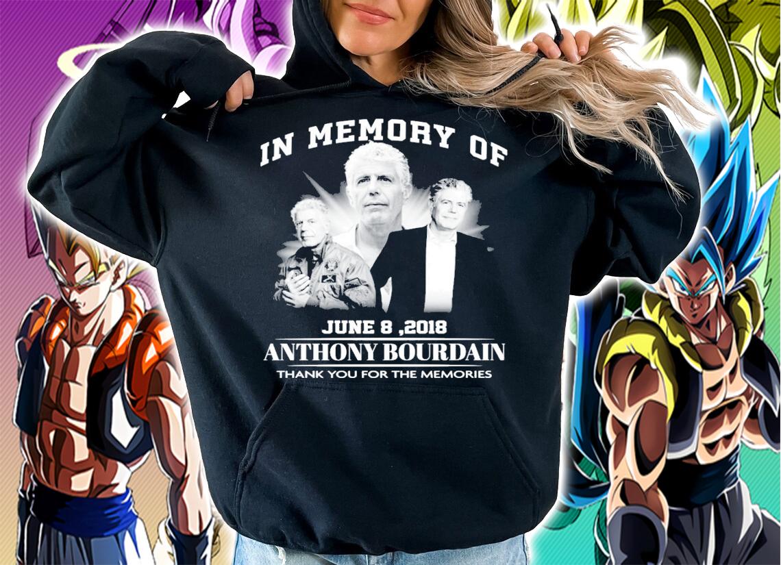 In memory of Anthony Bourdain thank you for the memories shirt